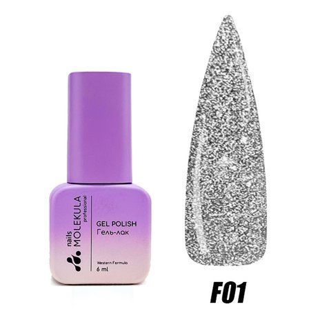 Molekula Гель-лак Світловідбивний Flash Effect Collection №F01 6мл 000134 фото
