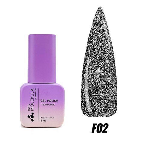 Molekula Гель-лак Світловідбивний Flash Effect Collection №F02 6мл 000135 фото