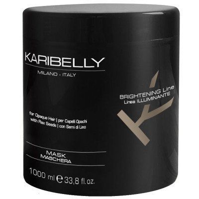 Karibelly Brightening Semi di Lino Маска для блиску волосся 1000мл 000066 фото