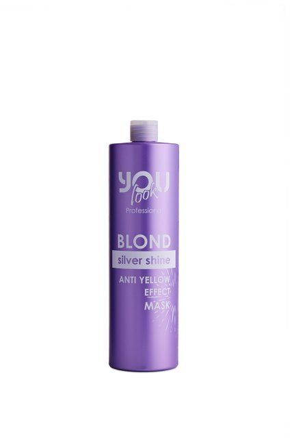 You Look Маска Silver Shine для нейтралізації жовтого пігменту 1000мл 000023 фото