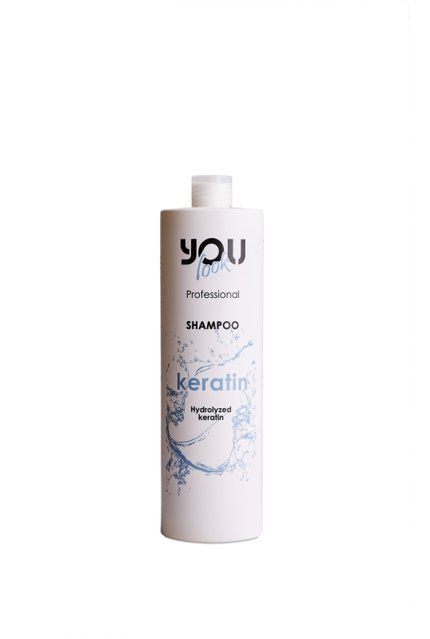 You Look Шампунь Keratin для тонкого та ослабленного волосся 1000мл 000027 фото